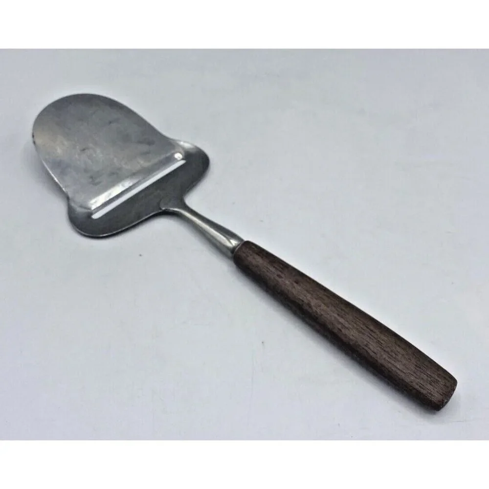 Vintage Spar MCM Cheese Plane Slicer Wooden Handle Stainless Steel 18/8 Norway